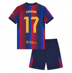 Barcelona Anthony Gordon #17 Heimtrikot Kinder 2026-27 Kurzarm (+ kurze hosen)