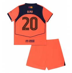 Barcelona Dani Olmo #20 3rd trikot Kinder 2025-26 Kurzarm (+ kurze hosen)