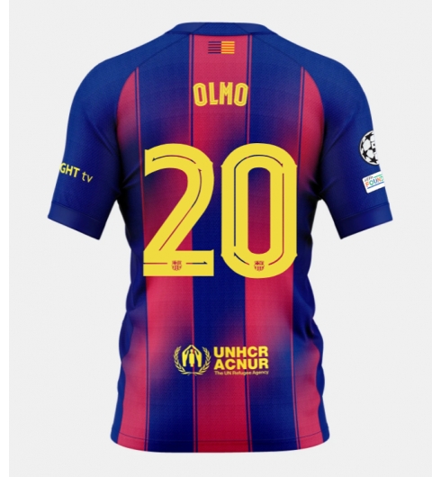 Barcelona Dani Olmo #20 Heimtrikot 2025-26 Kurzarm Barcelona Dani Olmo #20 Heimtrikot 2025-26 Kurzarm