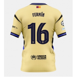 Barcelona Fermin Lopez #16 Auswärtstrikot 2025-26 Kurzarm