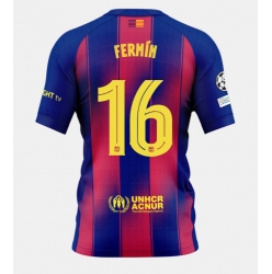 Barcelona Fermin Lopez #16 Heimtrikot 2025-26 Kurzarm