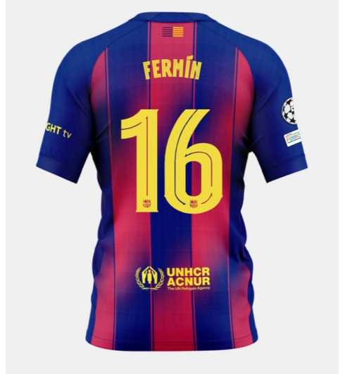 Barcelona Fermin Lopez #16 Heimtrikot 2025-26 Kurzarm Barcelona Fermin Lopez #16 Heimtrikot 2025-26 Kurzarm