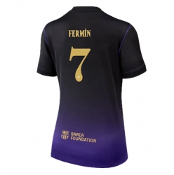 Barcelona Fermin Lopez #7 Auswärtstrikot Frauen 2026-27 Kurzarm