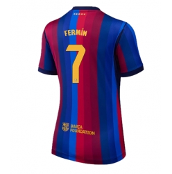 Barcelona Fermin Lopez #7 Heimtrikot Frauen 2026-27 Kurzarm