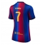 Barcelona Fermin Lopez #7 Heimtrikot Frauen 2026-27 Kurzarm Barcelona Fermin Lopez #7 Heimtrikot Frauen 2026-27 Kurzarm