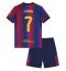 Barcelona Fermin Lopez #7 Heimtrikot Kinder 2026-27 Kurzarm (+ kurze hosen)