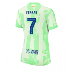 Barcelona Ferran Torres #7 3rd trikot Frauen 2024-25 Kurzarm