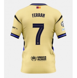 Barcelona Ferran Torres #7 Auswärtstrikot 2025-26 Kurzarm