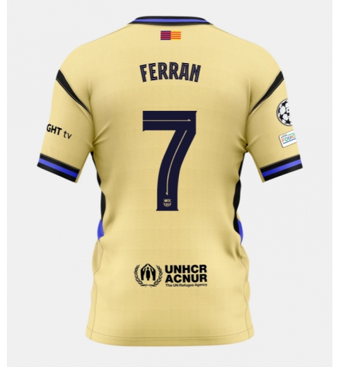Barcelona Ferran Torres #7 Auswärtstrikot 2025-26 Kurzarm Barcelona Ferran Torres #7 Auswärtstrikot 2025-26 Kurzarm