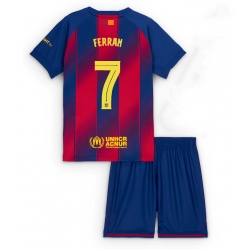 Barcelona Ferran Torres #7 Heimtrikot Kinder 2025-26 Kurzarm (+ kurze hosen)