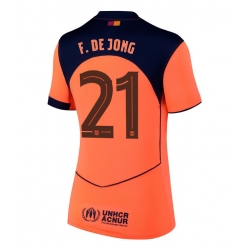 Barcelona Frenkie de Jong #21 3rd trikot Frauen 2025-26 Kurzarm