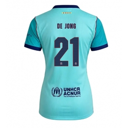 Barcelona Frenkie de Jong #21 3rd trikot Frauen 2026-27 Kurzarm