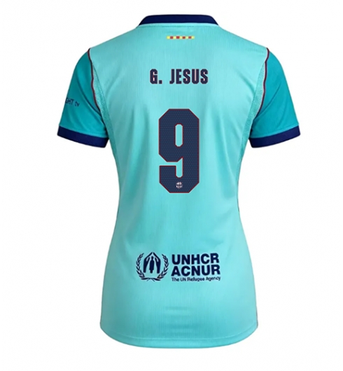Barcelona Gabriel Jesus #9 3rd trikot Frauen 2026-27 Kurzarm Barcelona Gabriel Jesus #9 3rd trikot Frauen 2026-27 Kurzarm