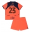 Barcelona Jules Kounde #23 3rd trikot Kinder 2025-26 Kurzarm (+ kurze hosen)