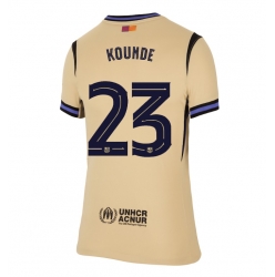 Barcelona Jules Kounde #23 Auswärtstrikot Frauen 2025-26 Kurzarm