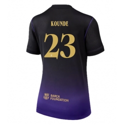 Barcelona Jules Kounde #23 Auswärtstrikot Frauen 2026-27 Kurzarm