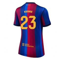 Barcelona Jules Kounde #23 Heimtrikot Frauen 2026-27 Kurzarm