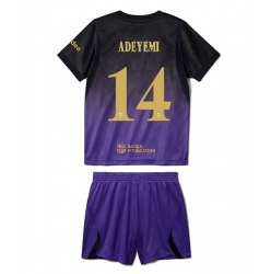 Barcelona Karim Adeyemi #14 Auswärtstrikot Kinder 2026-27 Kurzarm (+ kurze hosen)