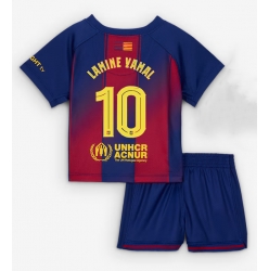 Barcelona Lamine Yamal #10 Heimtrikot Kinder 2025-26 Kurzarm (+ kurze hosen)