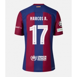Barcelona Marcos Alonso #17 Heimtrikot 2023-24 Kurzarm