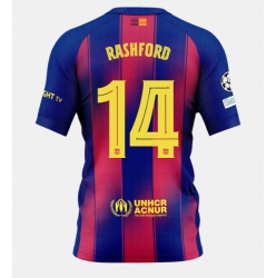 Barcelona Marcus Rashford #14 Heimtrikot 2025-26 Kurzarm