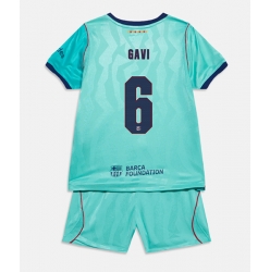 Barcelona Paez Gavi #6 3rd trikot Kinder 2026-27 Kurzarm (+ kurze hosen)