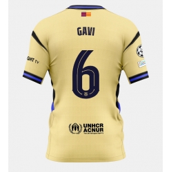 Barcelona Paez Gavi #6 Auswärtstrikot 2025-26 Kurzarm