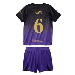 Barcelona Paez Gavi #6 Auswärtstrikot Kinder 2026-27 Kurzarm (+ kurze hosen)