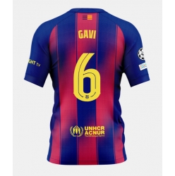 Barcelona Paez Gavi #6 Heimtrikot 2025-26 Kurzarm