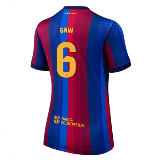Barcelona Paez Gavi #6 Heimtrikot Frauen 2026-27 Kurzarm Barcelona Paez Gavi #6 Heimtrikot Frauen 2026-27 Kurzarm