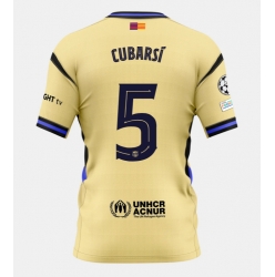 Barcelona Pau Cubarsi #5 Auswärtstrikot 2025-26 Kurzarm