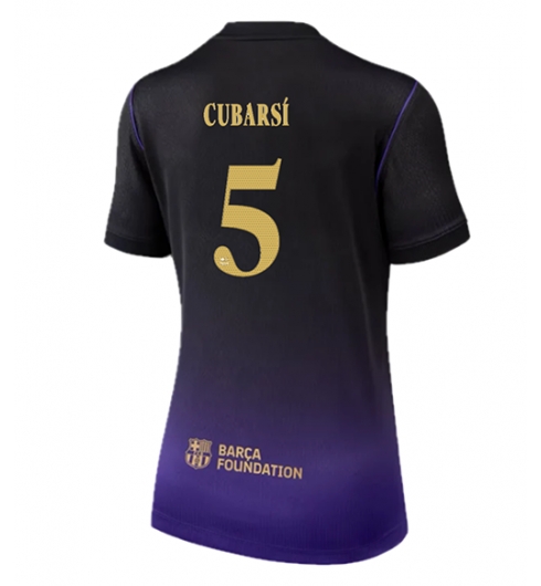 Barcelona Pau Cubarsi #5 Auswärtstrikot Frauen 2026-27 Kurzarm Barcelona Pau Cubarsi #5 Auswärtstrikot Frauen 2026-27 Kurzarm
