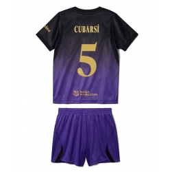 Barcelona Pau Cubarsi #5 Auswärtstrikot Kinder 2026-27 Kurzarm (+ kurze hosen)