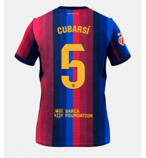Barcelona Pau Cubarsi #5 Heimtrikot 2026-27 Kurzarm Barcelona Pau Cubarsi #5 Heimtrikot 2026-27 Kurzarm