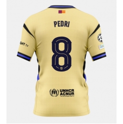 Barcelona Pedri Gonzalez #8 Auswärtstrikot 2025-26 Kurzarm