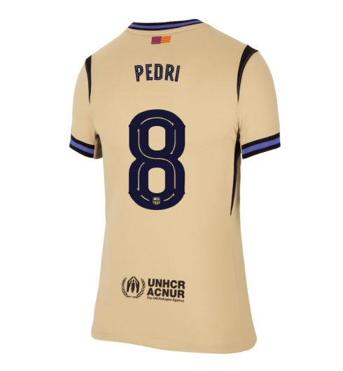 Barcelona Pedri Gonzalez #8 Auswärtstrikot Frauen 2025-26 Kurzarm Barcelona Pedri Gonzalez #8 Auswärtstrikot Frauen 2025-26 Kurzarm