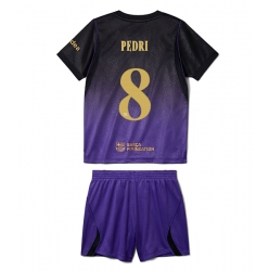 Barcelona Pedri Gonzalez #8 Auswärtstrikot Kinder 2026-27 Kurzarm (+ kurze hosen)