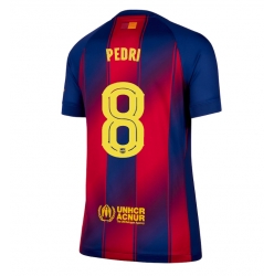 Barcelona Pedri Gonzalez #8 Heimtrikot Frauen 2025-26 Kurzarm