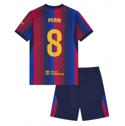Barcelona Pedri Gonzalez #8 Heimtrikot Kinder 2026-27 Kurzarm (+ kurze hosen)