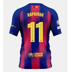 Barcelona Raphinha Belloli #11 Heimtrikot 2025-26 Kurzarm