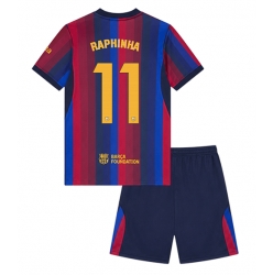 Barcelona Raphinha Belloli #11 Heimtrikot Kinder 2026-27 Kurzarm (+ kurze hosen)