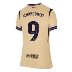 Barcelona Robert Lewandowski #9 Auswärtstrikot Frauen 2025-26 Kurzarm