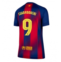 Barcelona Robert Lewandowski #9 Heimtrikot Frauen 2025-26 Kurzarm