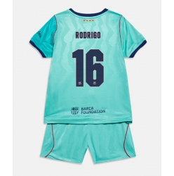 Barcelona Rodri Hernandez #16 3rd trikot Kinder 2026-27 Kurzarm (+ kurze hosen)