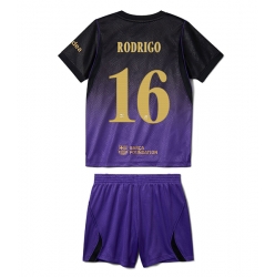 Barcelona Rodri Hernandez #16 Auswärtstrikot Kinder 2026-27 Kurzarm (+ kurze hosen)