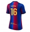 Barcelona Rodri Hernandez #16 Heimtrikot Frauen 2026-27 Kurzarm Barcelona Rodri Hernandez #16 Heimtrikot Frauen 2026-27 Kurzarm