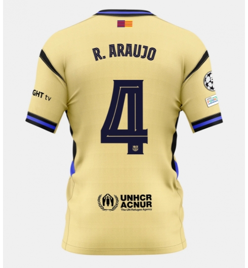 Barcelona Ronald Araujo #4 Auswärtstrikot 2025-26 Kurzarm Barcelona Ronald Araujo #4 Auswärtstrikot 2025-26 Kurzarm