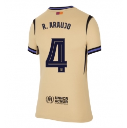 Barcelona Ronald Araujo #4 Auswärtstrikot Frauen 2025-26 Kurzarm