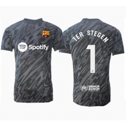 Barcelona Ter Stegen #1 Torwart 3rd trikot 2024-25 Kurzarm