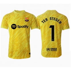 Barcelona Ter Stegen #1 Torwart Heimtrikot 2024-25 Kurzarm